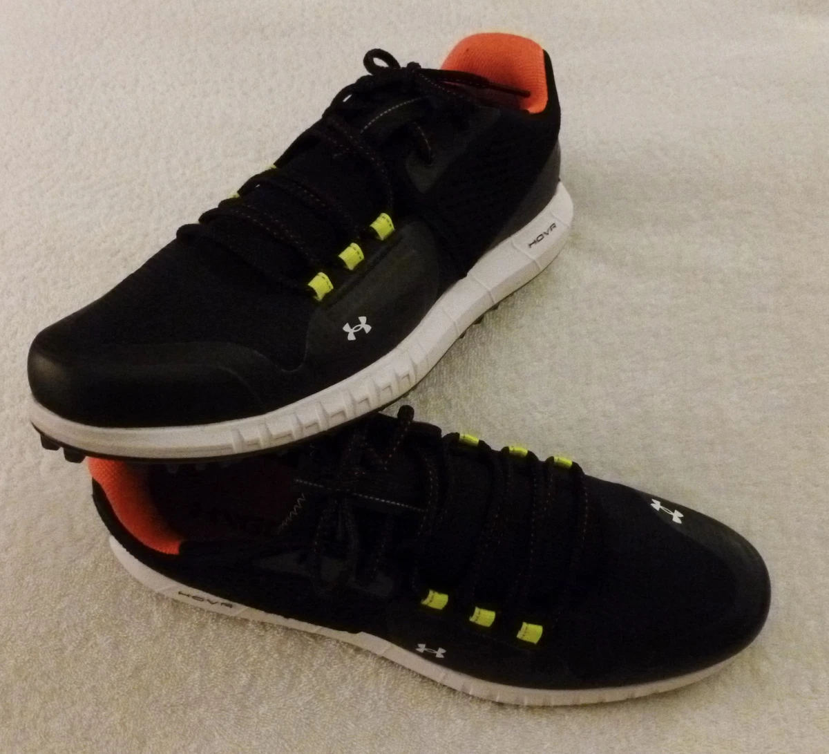 Under Armour UA HOVR Tour Spikeless Golf Shoes Black Orange Size 8-14 Under Armour HOVR Tour SL Performance Review - WearTesters main image 2