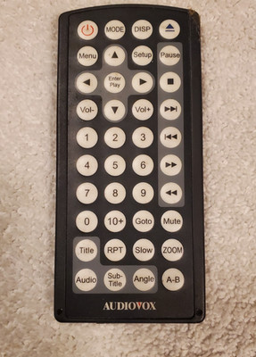 Audiovox Original Remote for AVD400, 136B3683, AVD400A DVD/CD/MP3 players