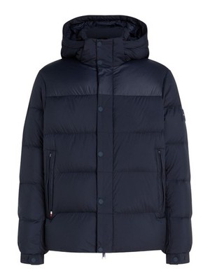 TOMMY HILFIGER Steppjacke MIX DOWN HOODED PUFFER JACKET , XXL (54) , Desert Sky