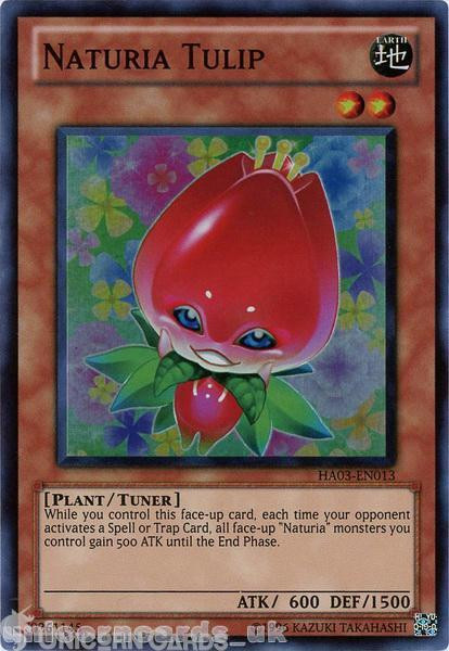 HA03-EN013 Naturia Tulip Super Rare UNL Edition Mint YuGiOh Card