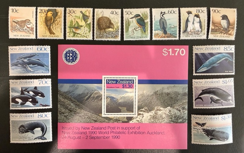 New Zealand Stamps & SS MNH Ross Dependency.Birds,Whales & Philatelic Exhibition