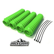 Rocky Road Lime Green Universal 2 X 11 Shock Absorber Dust Boots Set Of 4