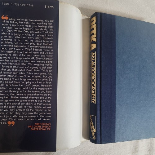 Mike Ditka Autographed "Ditka An Autobiography" HC Book 1986, 1st Edition - Picture 7 of 14