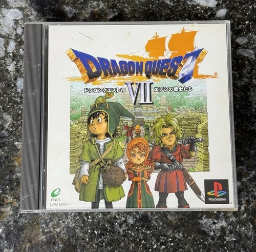 Dragon Quest VII: Eden No Senshi Tachi (Playstation, PS1) Japan Import US Seller