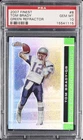 2007 FINEST GREEN REFRACTOR #8 TOM BRADY #/199 PSA 10