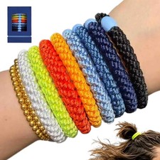 HAALAND HAIR BAND KKNEKKI 8-piece Set Ponytail Holders Soft Scrunchies