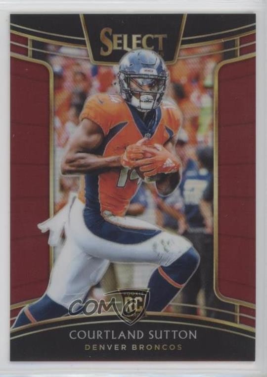 2018 Panini Select Concourse Maroon Prizm 32/99 Courtland Sutton Rookie RC 11n4