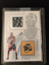 2000-01 SP Game Floor Edition Authentic Fabric/Floor Combos #RL-C Rashard Lewis