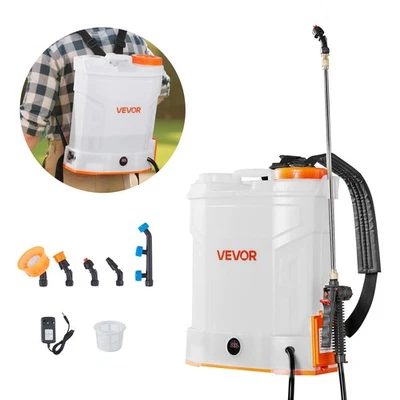 VEVOR Pulvérisateur à Dos Électrique Batterie 12 L 0-6,2 bar pour Pelouse Jardin - Photo 1/4