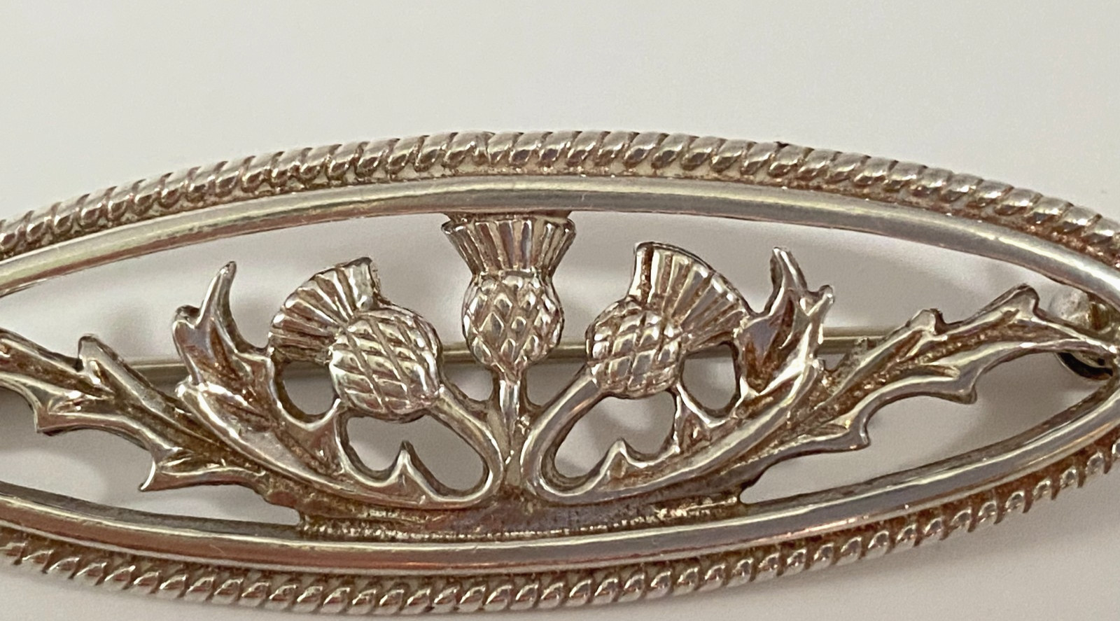 Vintage c1970 Solid Silver Designer Scottish This… - image 5