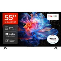 TCL 55V6C-UK 55 Inch LED 4K Ultra HD Smart TV Bluetooth WiFi