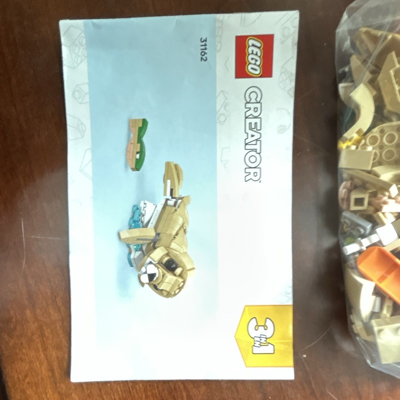 LEGO Creator 3in1 31162 Cute Bunny Complete Set 326 pcs No Box