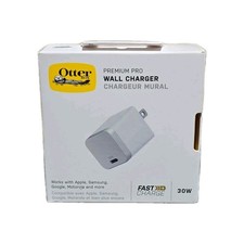 OtterBox Premium Pro White 30W USB-C High Performance Fast Wall Mounted Charger