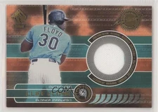 2001 Pacific Private Stock Game-Used Gear Cliff Floyd #72 uy6
