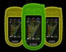 Garmin Alpha 100 Flexible Protective Silicone Gel Cover Case Night Glow by GVDS