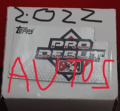 2022 Topps Pro Debut Autographs. Find your Player!!!  New Discount!!! 6/27/2025