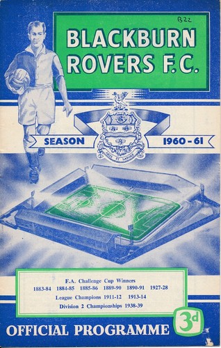 Blackburn Rovers v Tottenham 1960/1961 - Spurs Double Season
