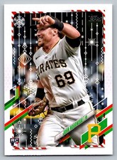 2021 Topps Holiday #HW103 John Nogowski RC Pittsburgh Pirates