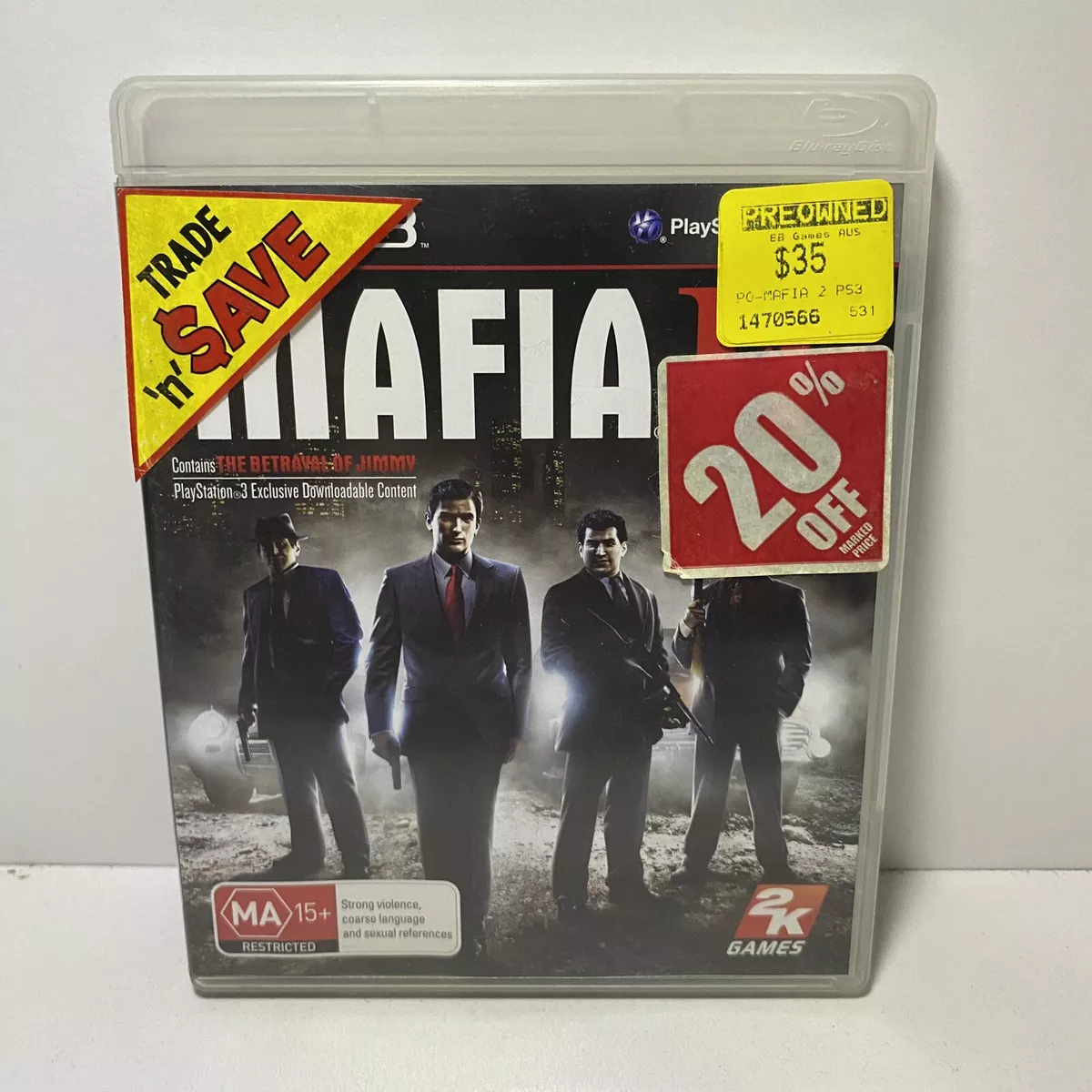 Mafia II PlayStation 3 PS3 Game For Sale