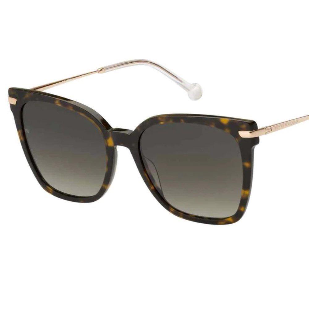 NEW Tommy Hilfiger Havana TH1880 Sunglasses (HFXX030) | eBay display picture 1