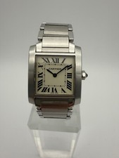 Cartier Tank Francaise Ref. 3751 Quartz 25mm Stahl Damenuhr