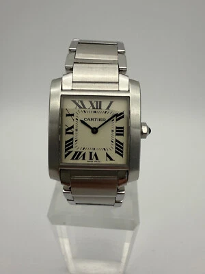 Cartier Tank Francaise Ref. 3751 Quartz 25mm Stahl Damenuhr - Bild 1 von 4