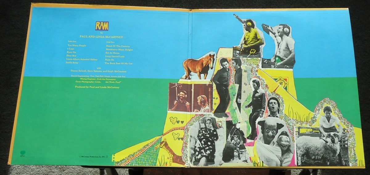 Paul McCartney Ram LP Record 1971 Original Pressing | eBay