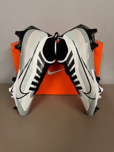 Nike Vapor Edge Pro 360 Football Cleats Wht Platinum Black DQ3670-100 Size 12.5 - Picture 4 of 5