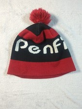 Penfield Bobble Hat Beanie Red/Black Winter Head Warmer Official Large Unisex 