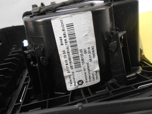 Cenicero consola Mercedes Clase A negro portavasos OEM A1766809700 GC0625 - Imagen 4 de 10