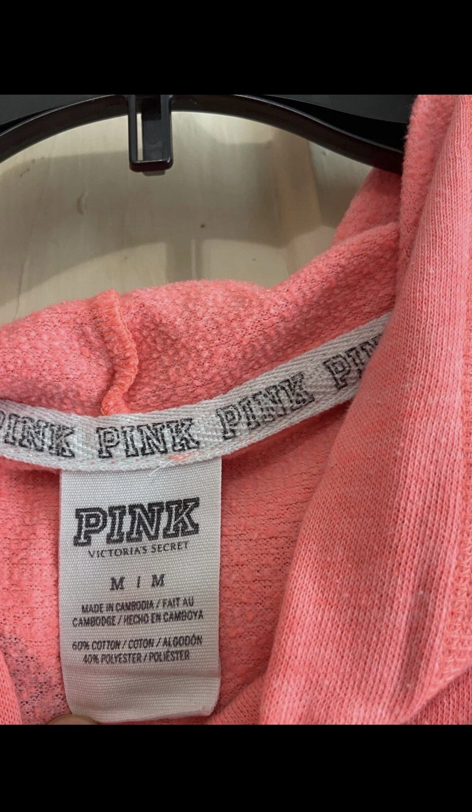 UNDERCOVER Felpa con cappuccio donna ROSA Victoria Secret Medium