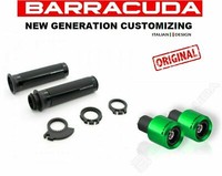 Handgriffe Race Schwarz + Gegengewichte FüR Motorrad Roller Maxi Morini Mv