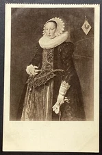 Portrait of Aletta Hanemans by Frans Hals Vintage Standard Art Postcard Unposted