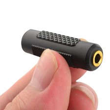 Stereo 3.5mm Aux Female to Female 1/8" F/F Jack Audio Coupler Adapter Converter