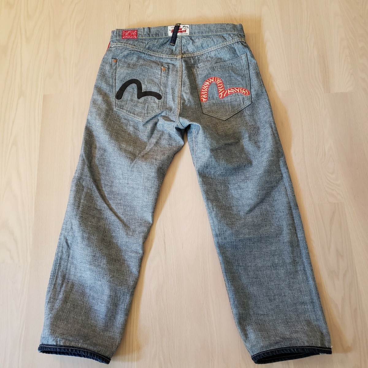 100% Authentic Evisu Men's REVERSIBLE Jeans - From Japan | eBay