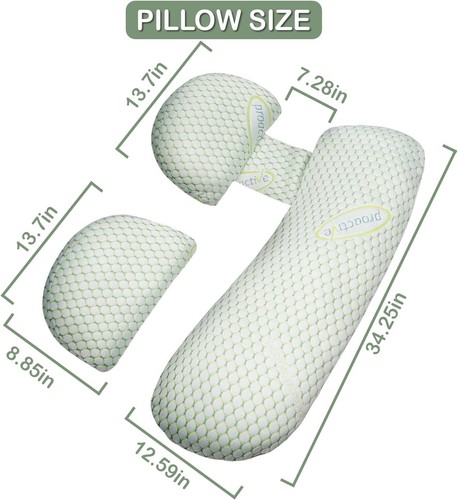 Oskeray Pregnancy Pillow, Maternity Pillow for Pregnant Women, Soft Maternity Pi - Picture 7 of 7