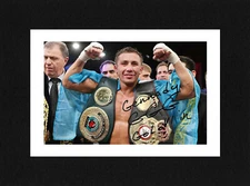 8X6 Mount GENNADY GOLOVKIN Signed Autograph PHOTO Boxing Print Ready to Frame