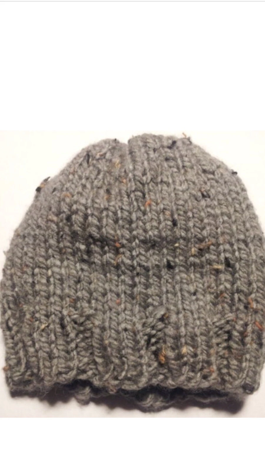BEANIE BROWN KNIT L