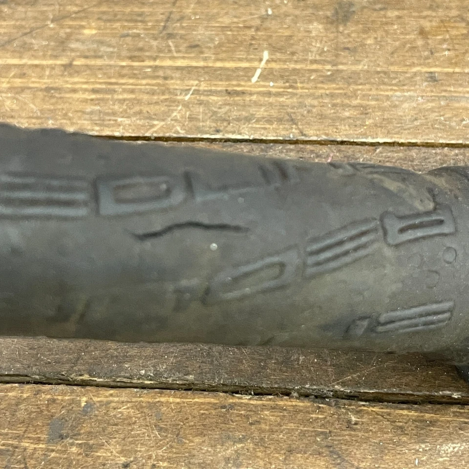 Redline BMX Grip Orphan 1 ONE Black  Vintage CUT Wear Old School BMX - Image 3 of 4