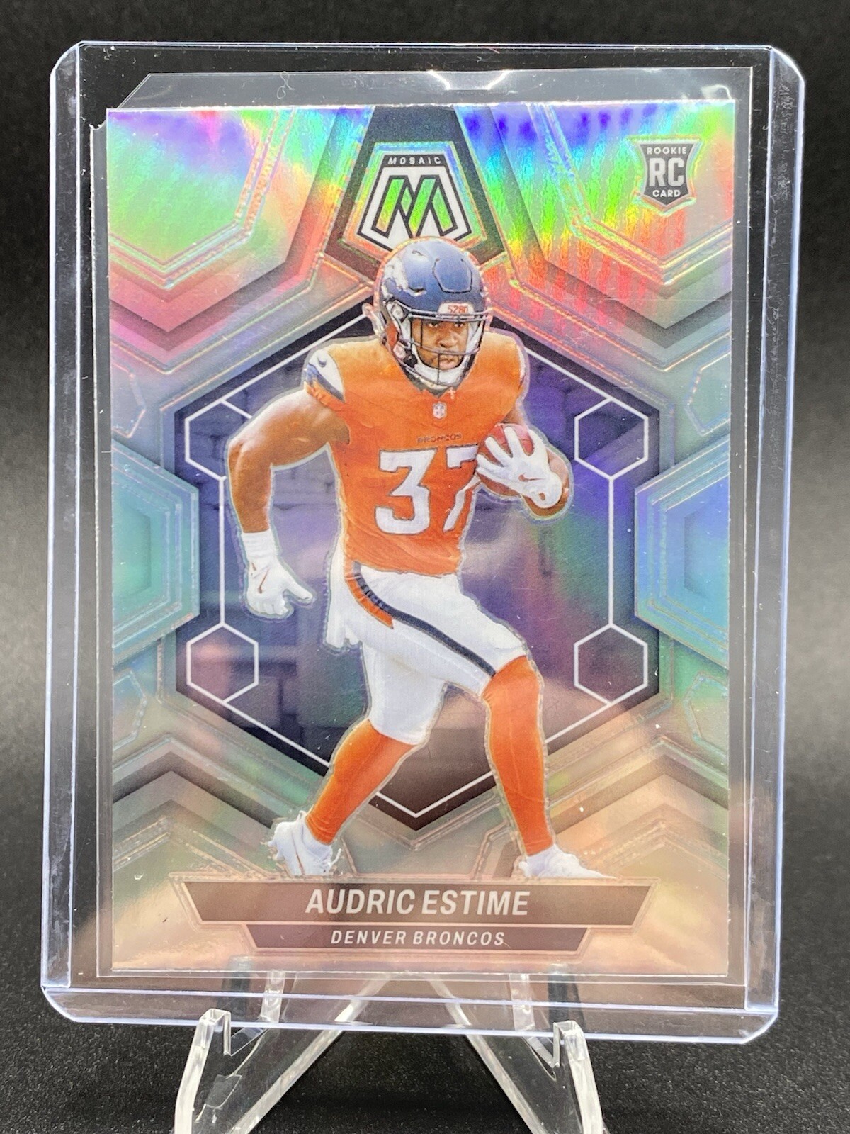 2024 Panini Mosaic - Rookies Silver Prizm #392 Audric Estime (RC)