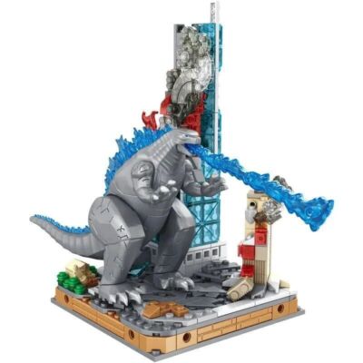  Neu Building Blocks Idea Monster Godzilla In Battle City Bricks Toys DE