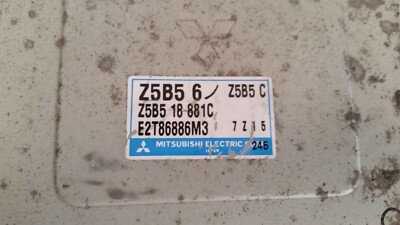 MAZDA323F 1998 ENGINE CONTROL UNIT ECU Mitsubishi Z5B518881C
