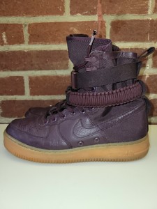 Nike Air Force 1 SF AF1 alta Profundo Borgoña Botas Zapatos Talla 8 | eBay