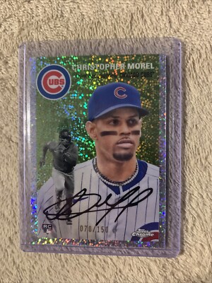 2023 Topps Chrome Platinum Anniversary Christopher Morel Speckle RC /150 Cubs