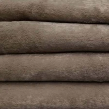 1/6 yd VIS1 Gray Brown INTERCAL 6mm "Flat" Med. Dense German Viscose Fur Fabric
