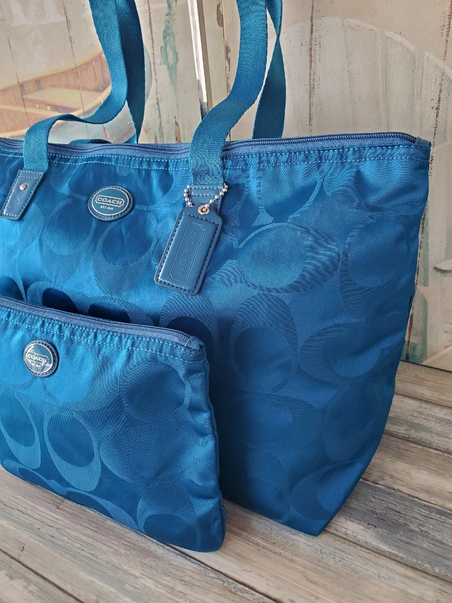 Coach nylon weekender tote bag new arrivals