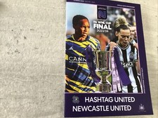 FA WML. Final 23/03/24 Hashtag United V Newcastle United Mint Copy