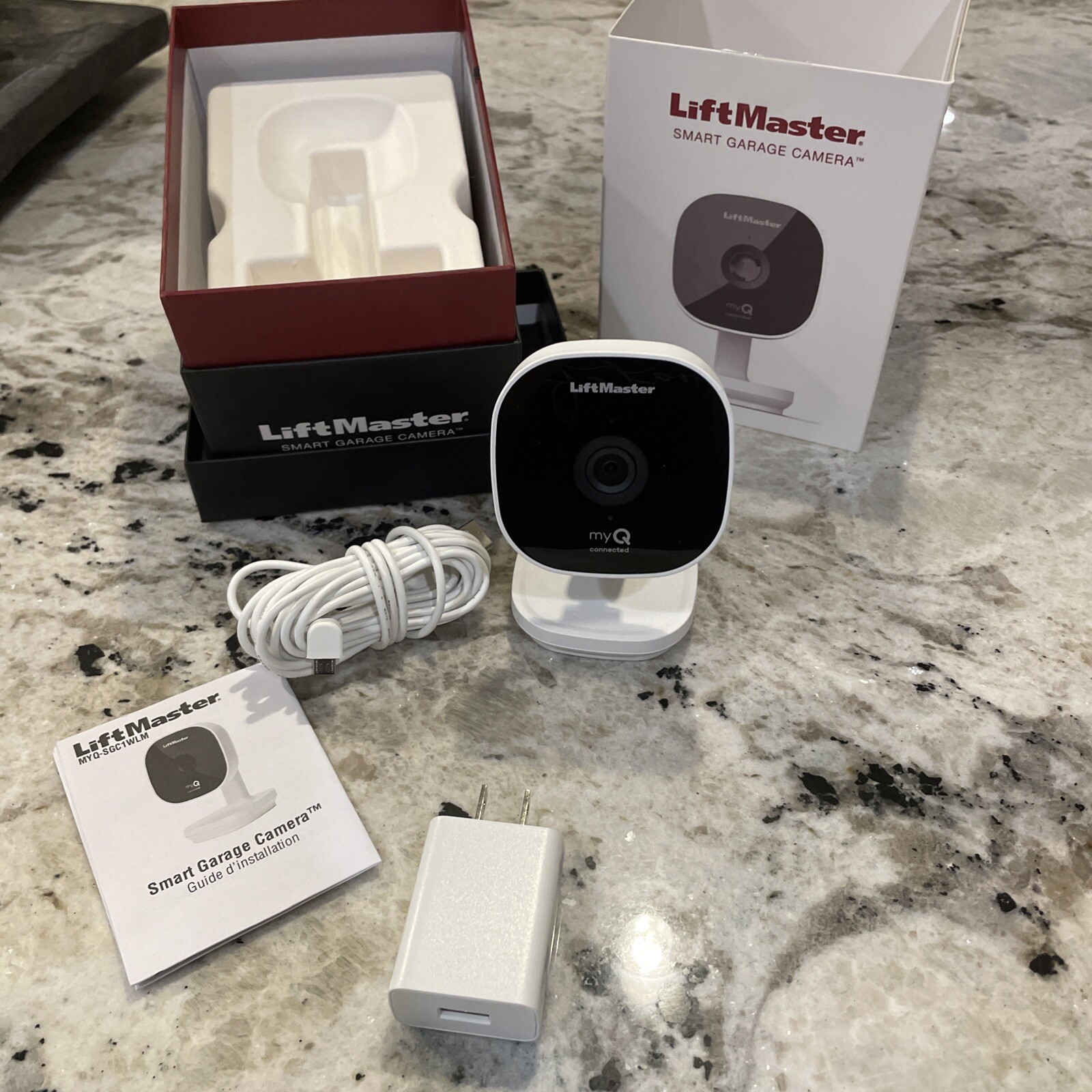 My Q SGC1WLM Smart Garage HD Camera LIFTMASTER Magnetic Craftsmen