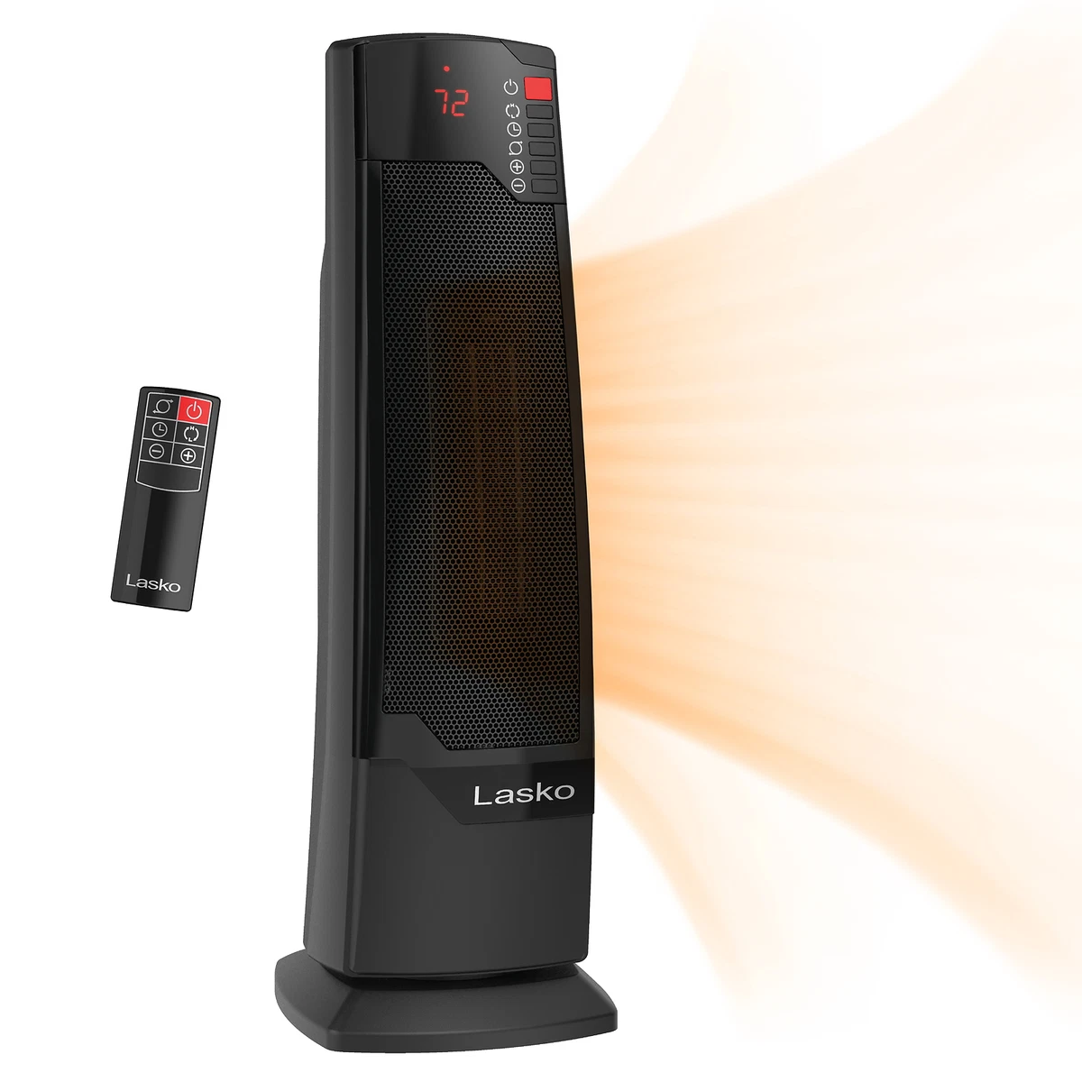 1500W Oscillating Ceramic Tower Heater Space Heater with Remote, CT22835,  Black | eBay