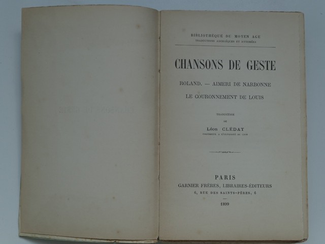 Le couronnement de Louis. Chanson de geste du XIIe siècle.